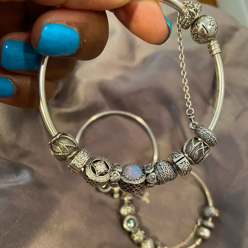 Three Pandora Charm bracelets